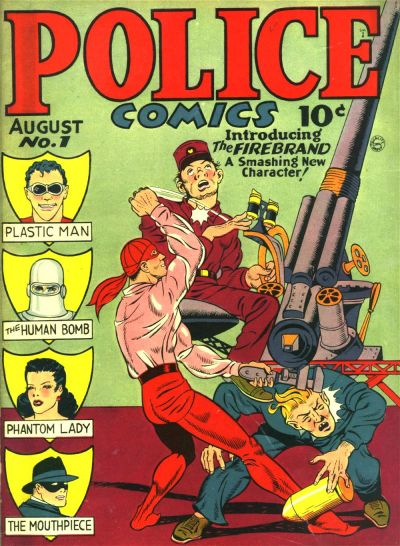 Police Comics Title Index