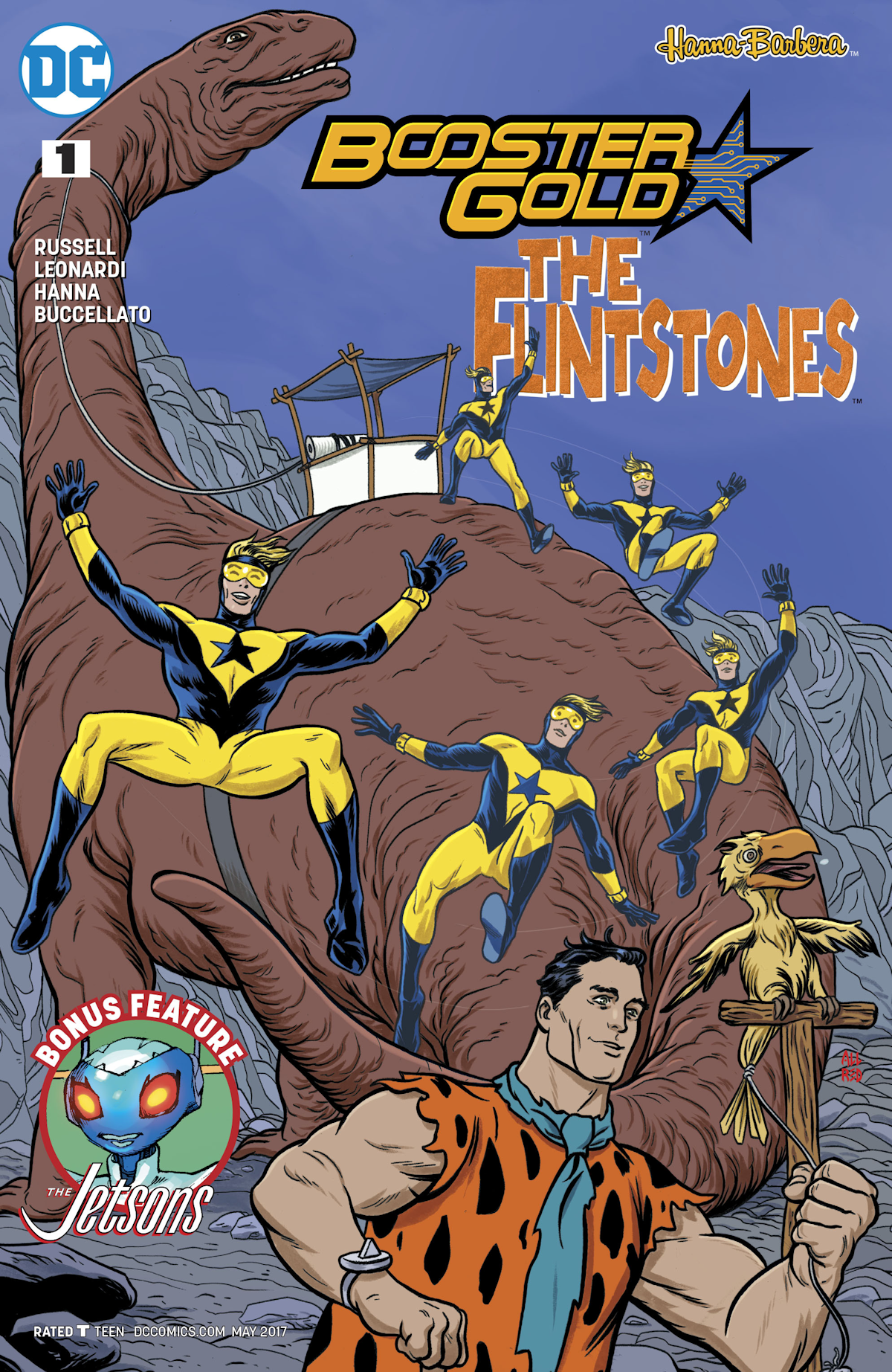 Booster Gold/The Flintstones 1 (Cover A)