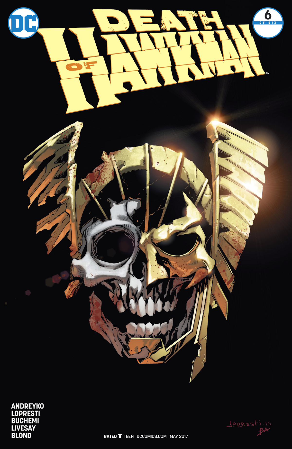 Death of Hawkman 6 (Cover A)